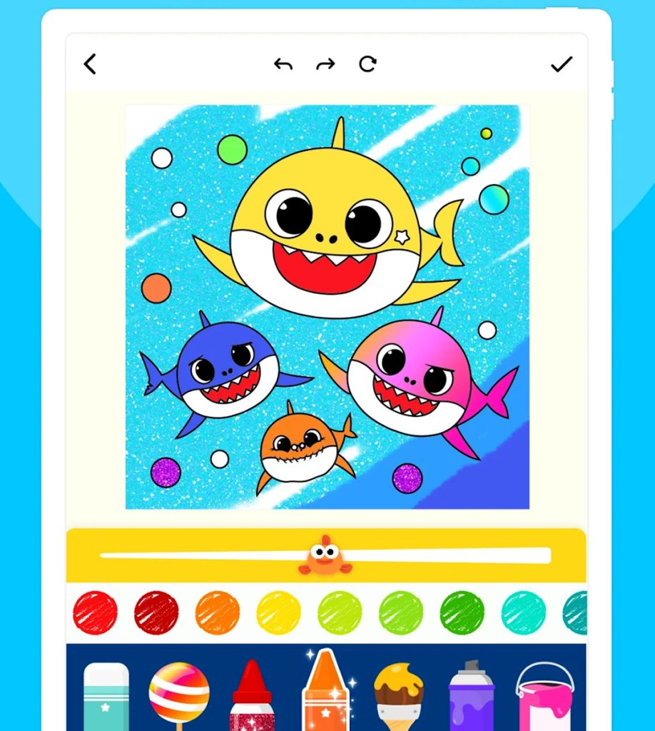 Baby Shark Coloring Game