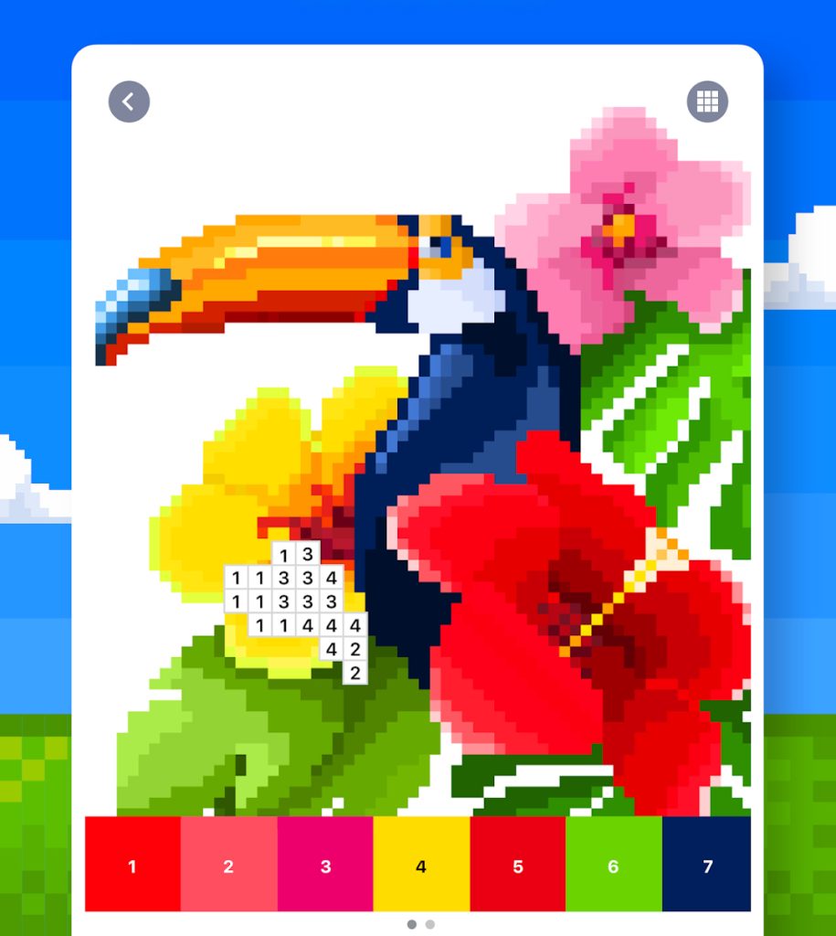 Pixel Art ? Color by Number