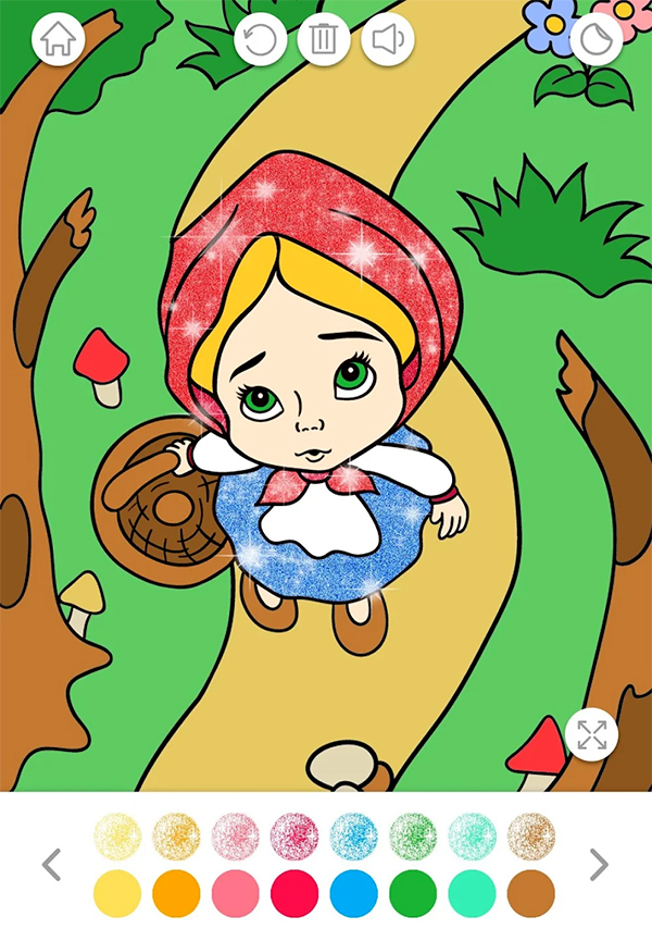 Glitter Coloring Book